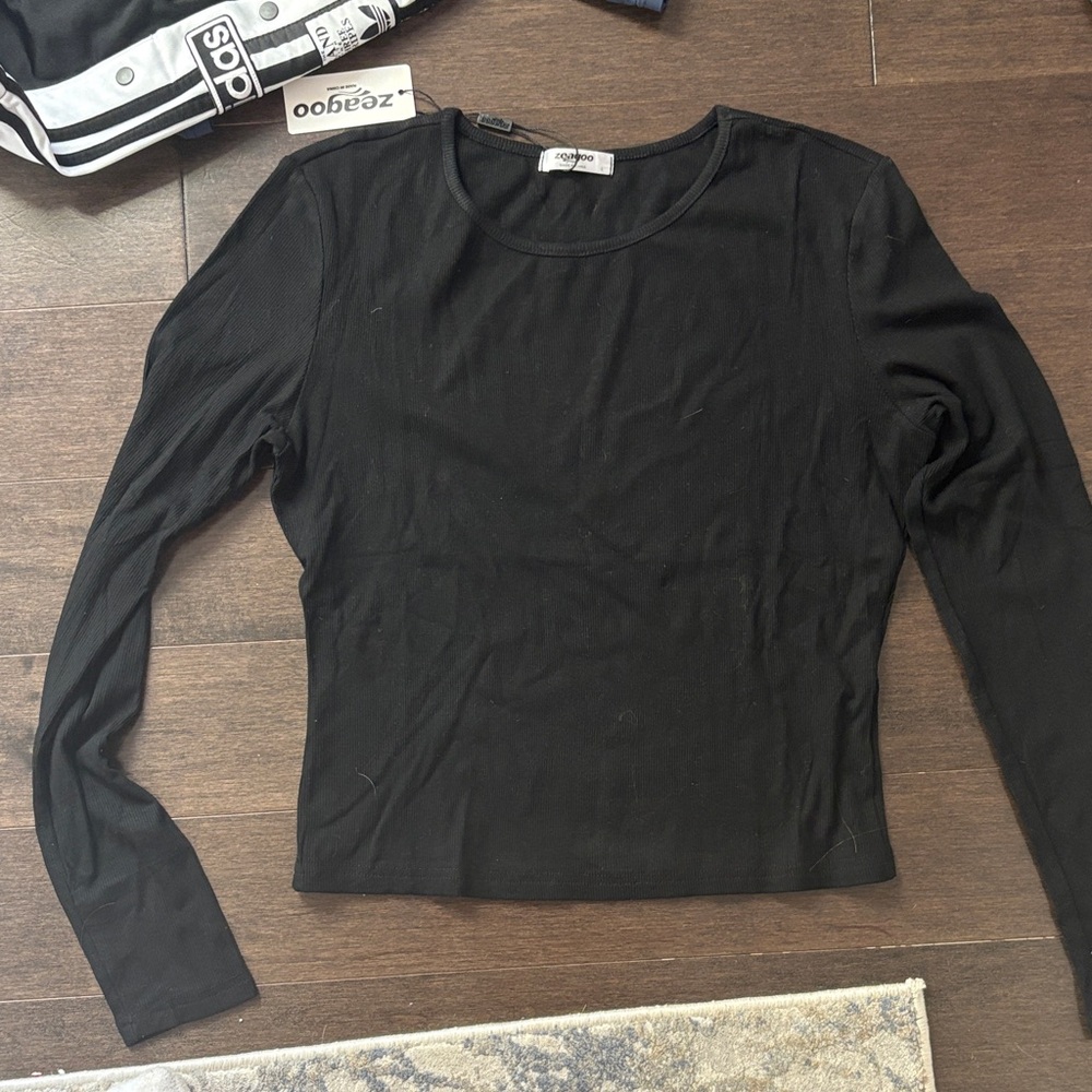 Amazon Black Long Sleeve Bodysuit